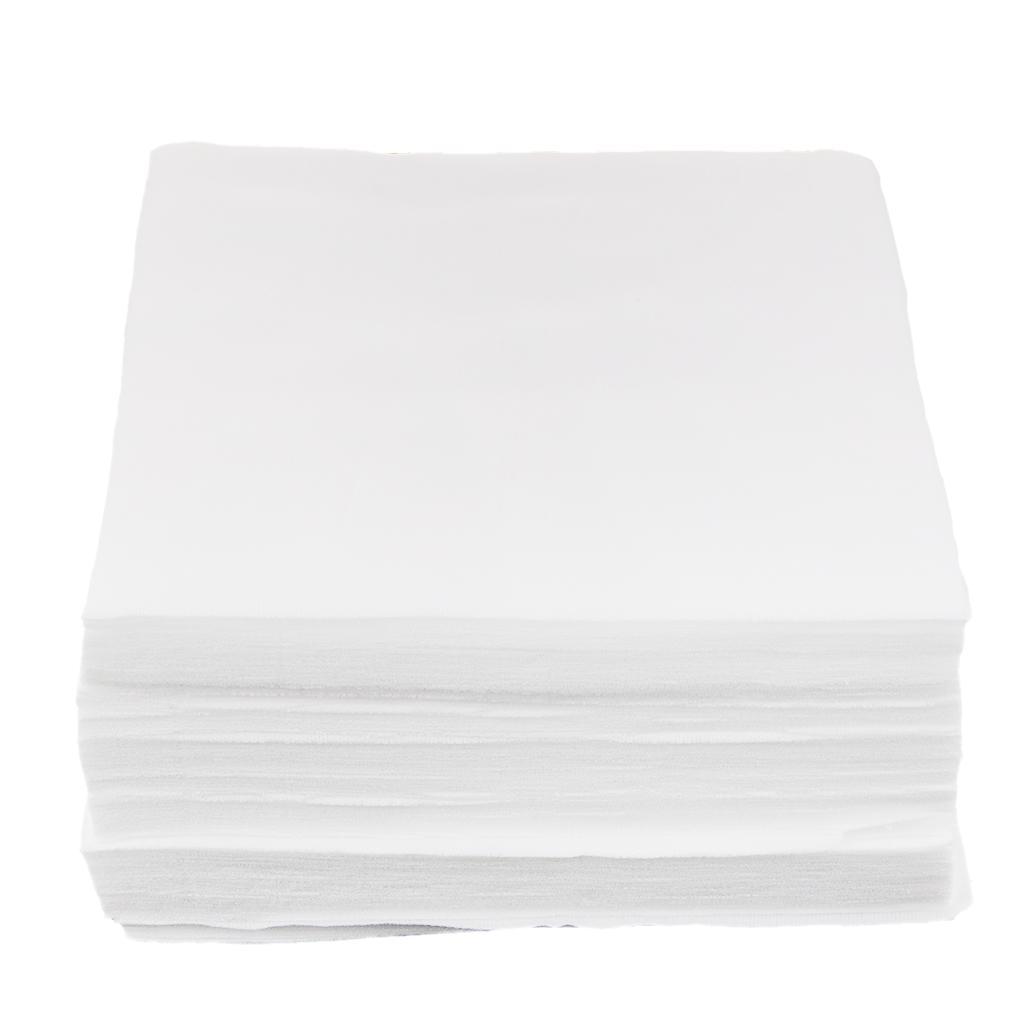 450Pcs Cleanroom Wiper Dustless Fiber Cloth Non-woven White 15x15CM 6''