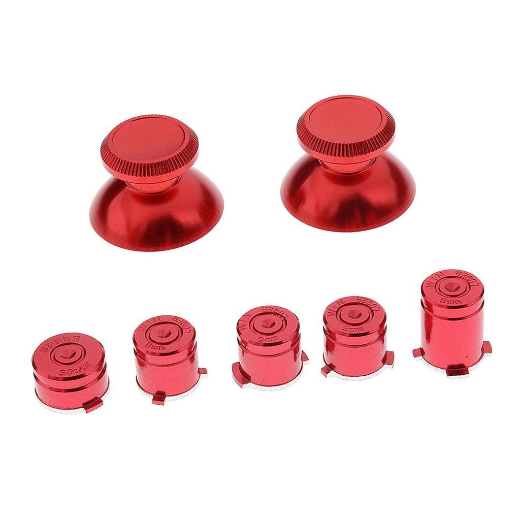 Joystick Replacement Buttons Thumb Caps & ABXY & Guide Mod Kit for Xbox One