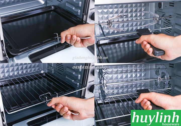 Hình ảnh Lò nướng đối lưu Sharp EO-A323RCSV-ST - Công suất 1500W - Dung tích 32 lít [A324RCSV] [A323 - A324] - Hàng chính hãng