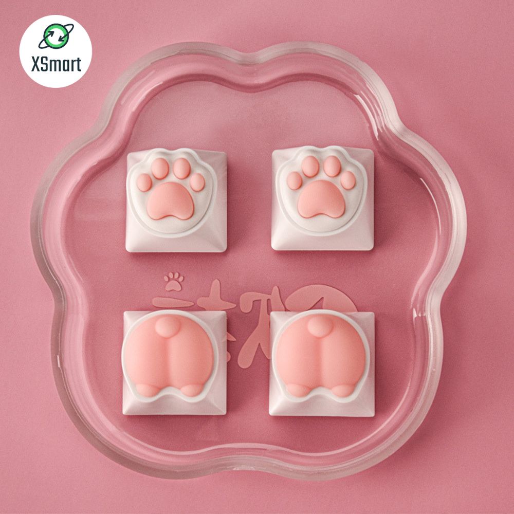 Keycap Lẻ Siêu Dễ Thương CUTE Cao Cấp Phủ Silicon Full Box Custom - Hàng Chính Hãng