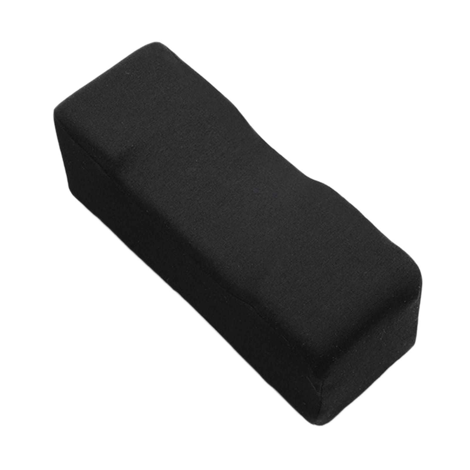 Black Comfort Arm Rest Pillow Memory Foam Chair Armrest Pad Elbow Pillow