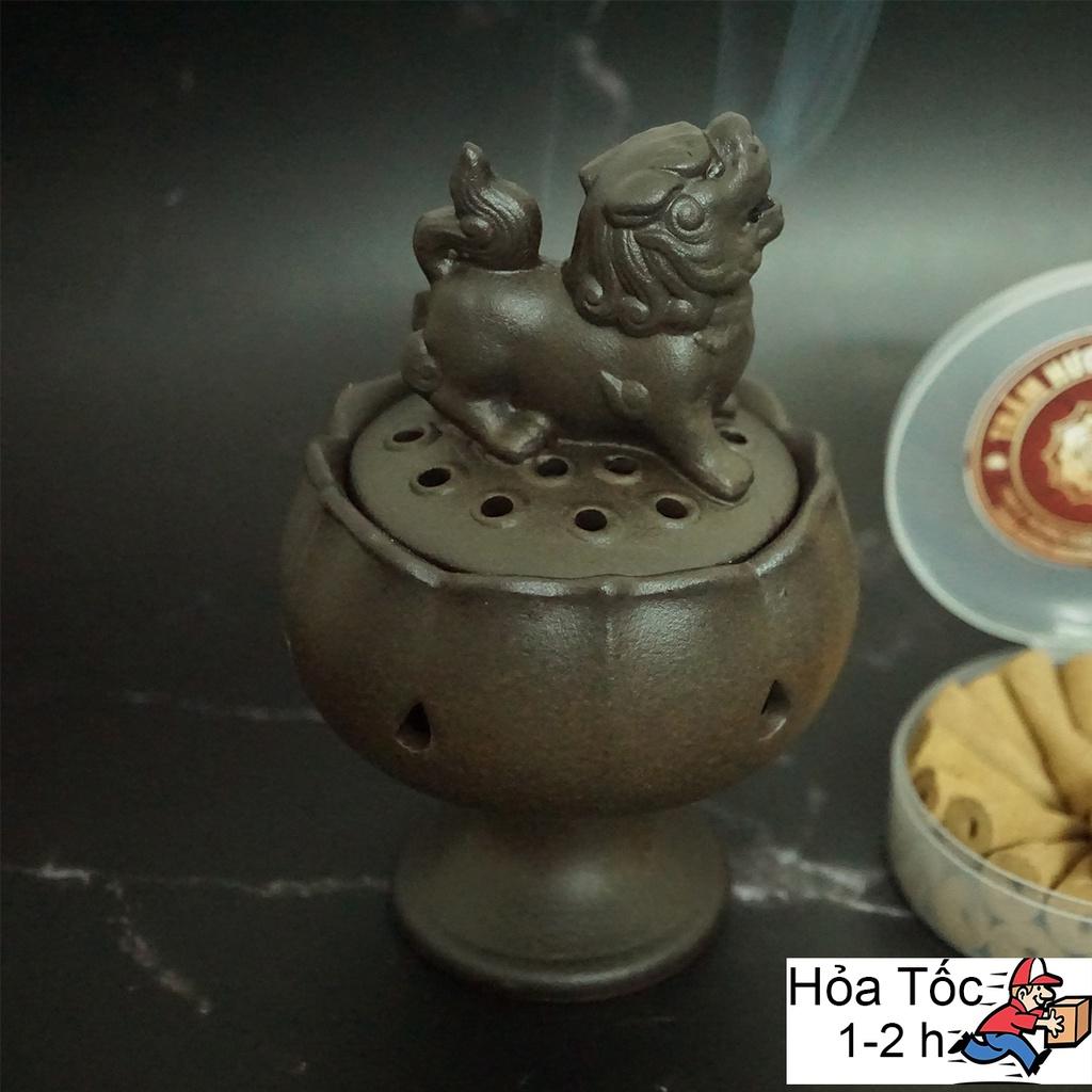 Đỉnh Xông Trầm Hương Sư Tử cao cấp cực sang
