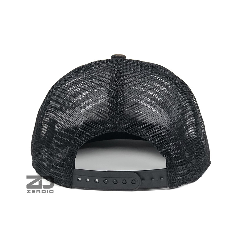 Nón hiphop, mũ snapback nam nữ phối lưới rằn ri cao cấp SN80