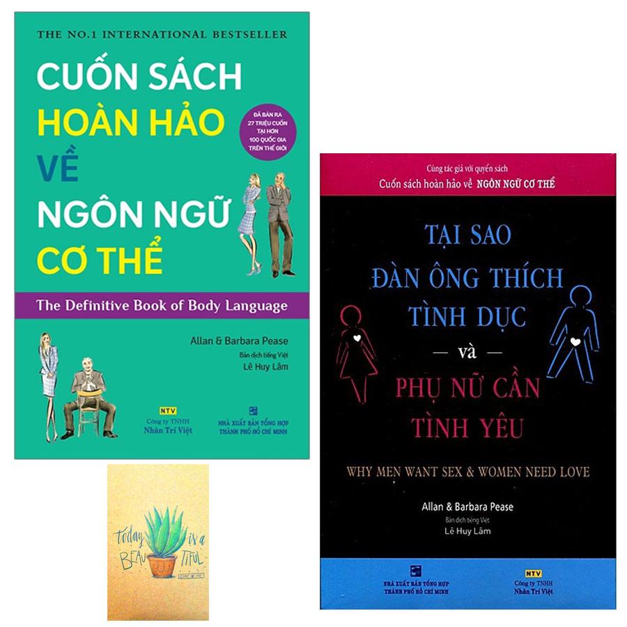 Hình ảnh Combo Cuốn Sách Hoàn Hảo Về Ngôn Ngữ Cơ Thể - Body Language và Tại Sao Đàn Ông Thích Tình Dục & Phụ Nữ Cần Tình Yêu ( Tặng Sổ Tay )