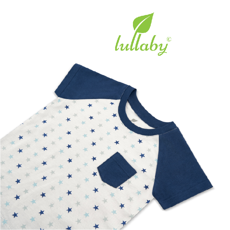 Đồ bộ cộc tay Raglan Lullaby cho bé trai