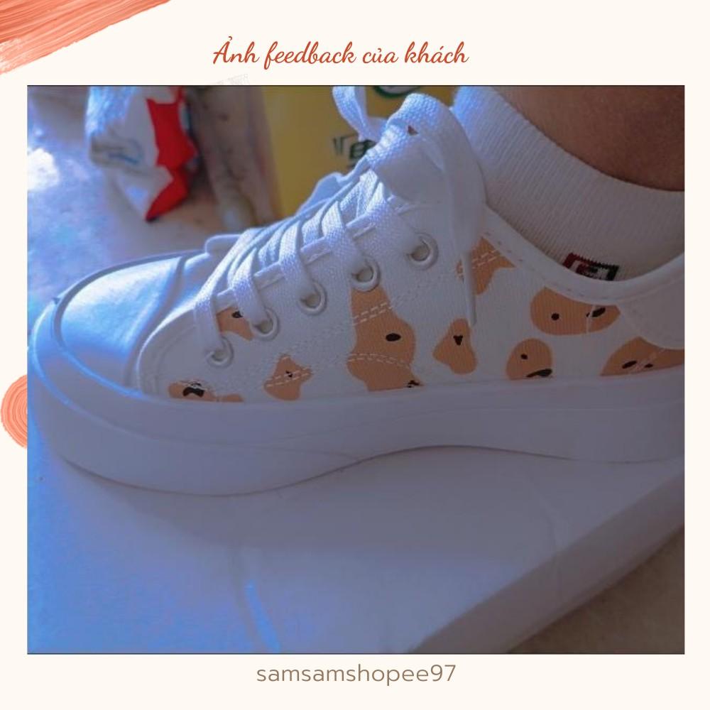 Giày sneaker họa tiết cute