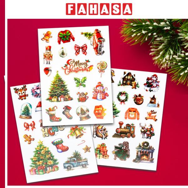 Bộ 25 Pet Sticker Merry Christmas - Teenage PS-02
