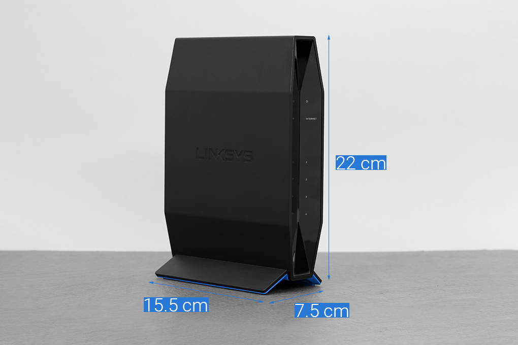 Bộ Phát Sóng Wifi Router Chuẩn Wifi 6 Băng Tần Kép Linksys E7350AH Đen - Hàng chính hãng