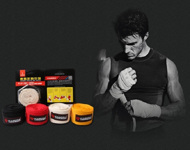 Băng quấn tay võ thuật, boxing KB802 dài 2.5m nhiều màu bằng vải mềm mại, thuận tiện cho người sử dụng