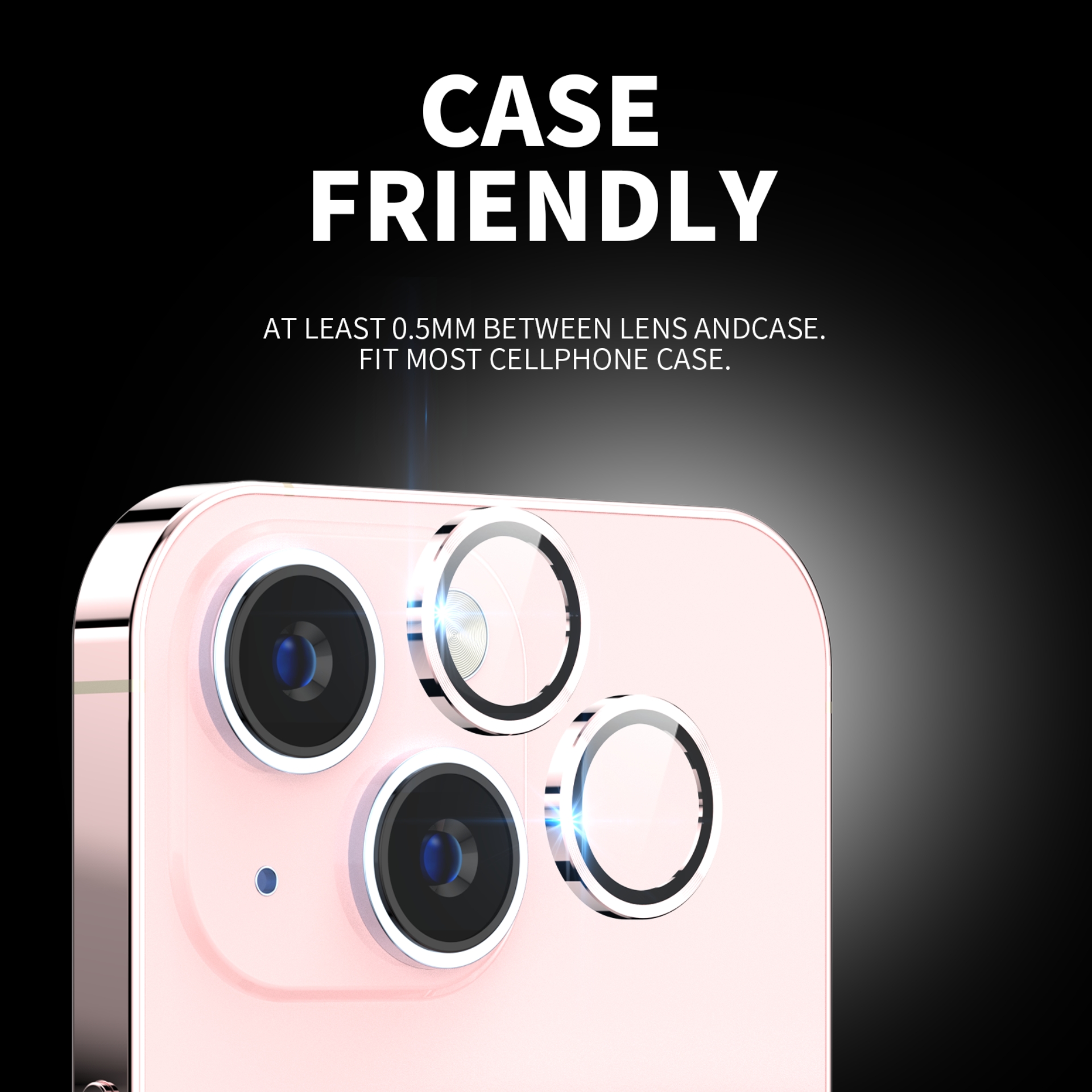 Miếng Dán Kính Cường Lực Camera Lens MIPOW KINGBULL Dành Cho iPhone 15 / iPhone 15 Plus, TITANSHIELD PROTECTOR - HÀNG CHÍNH HÃNG