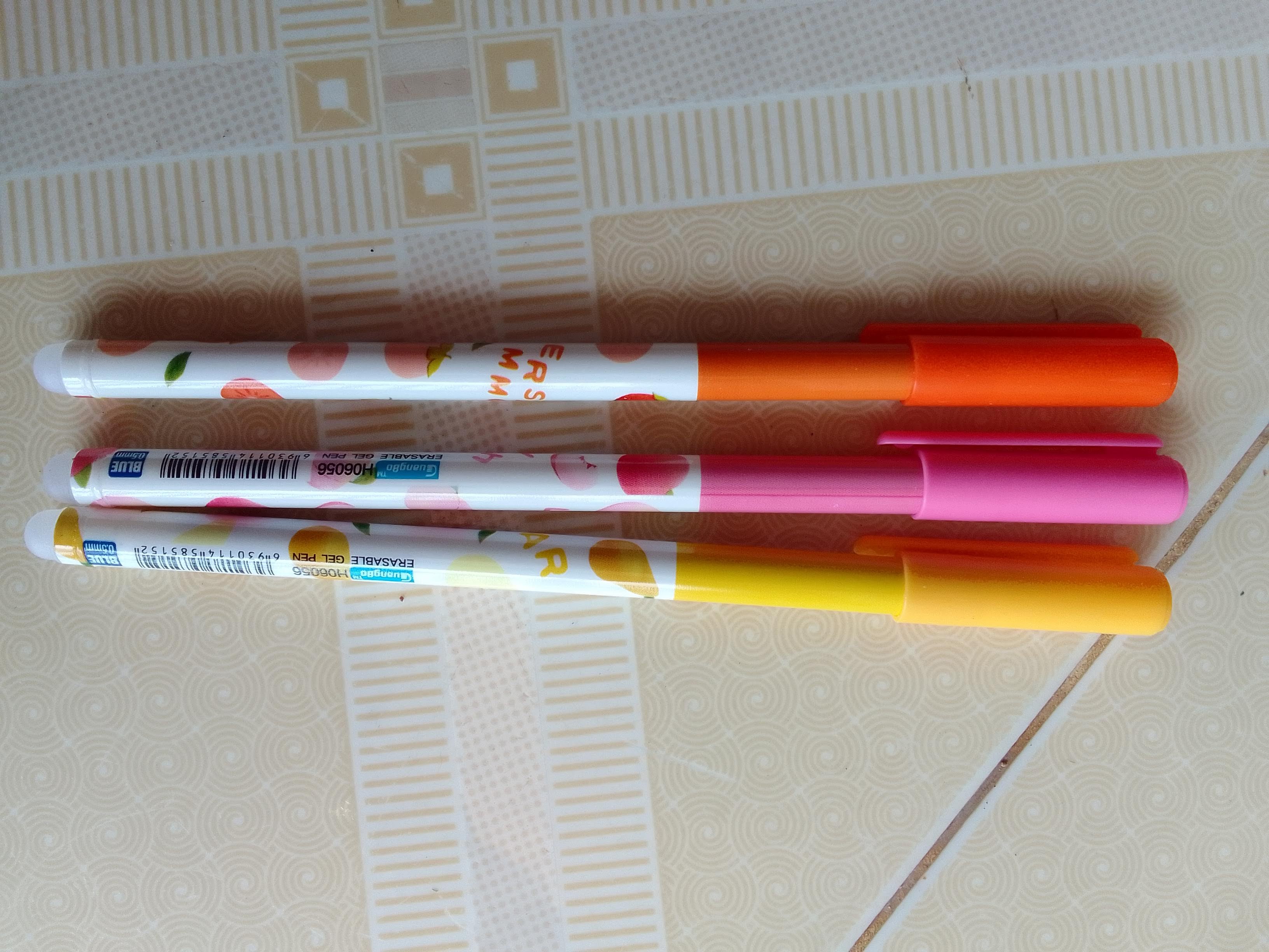 Hộp 20 bút mực gel tẩy xoá được GuangBo mực xanh mực ra đều đẹp