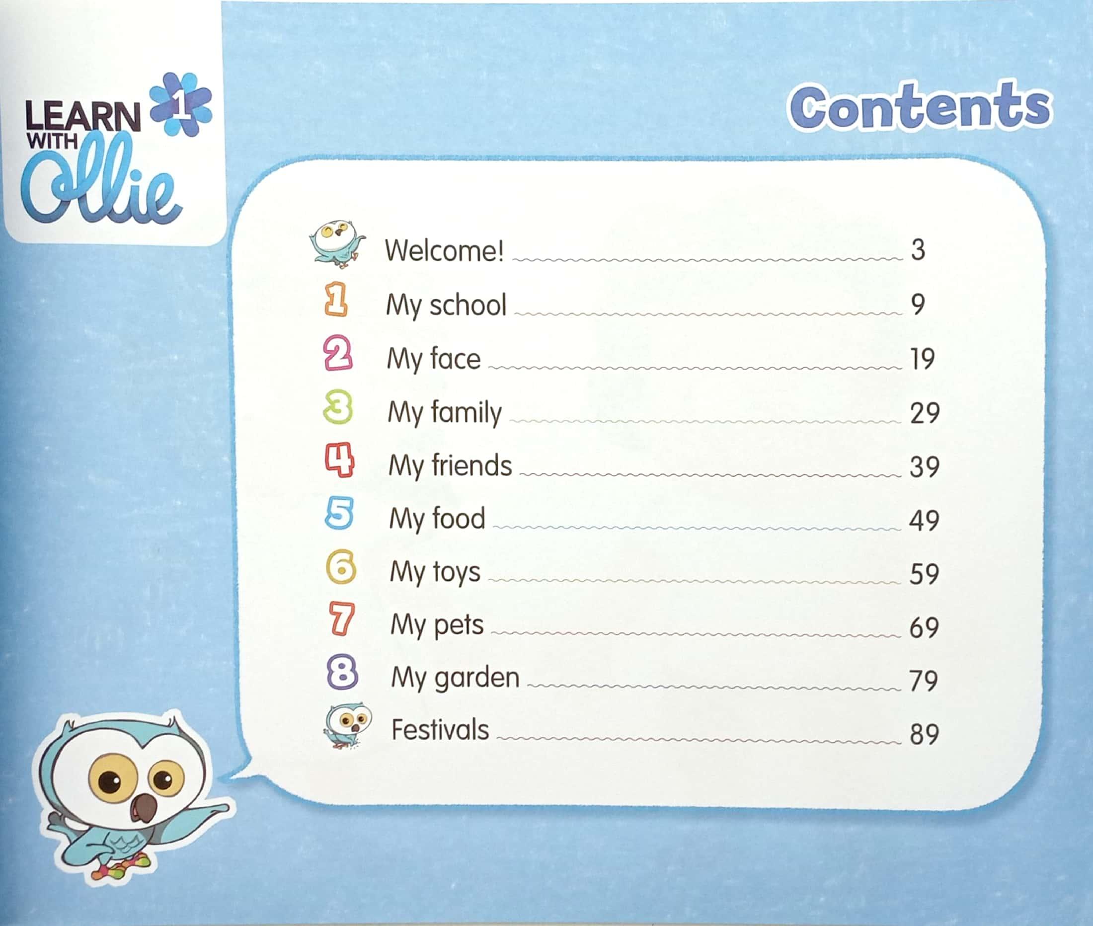 Sách ngoại văn: Learn with Ollie 1 Student's Pack