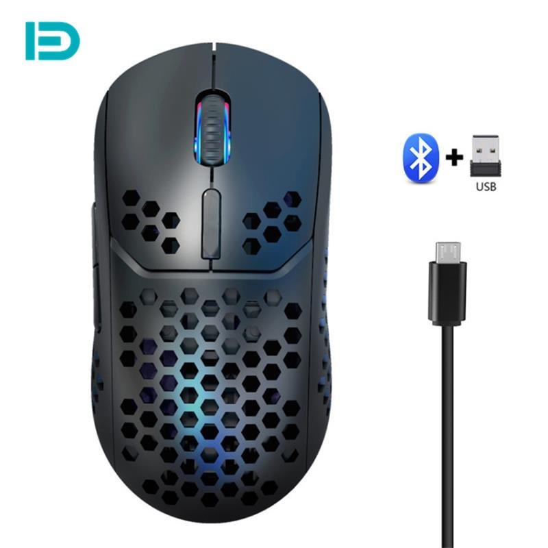 FD Chuột Không Dây Bluetooth 2.4G Dual Chế Độ Sạc Chuột Dành Cho Doanh Nghiệp Chơi Game 2400DPI Im Lặng 500MAh Dài Làm Việc thời Gian Chuột