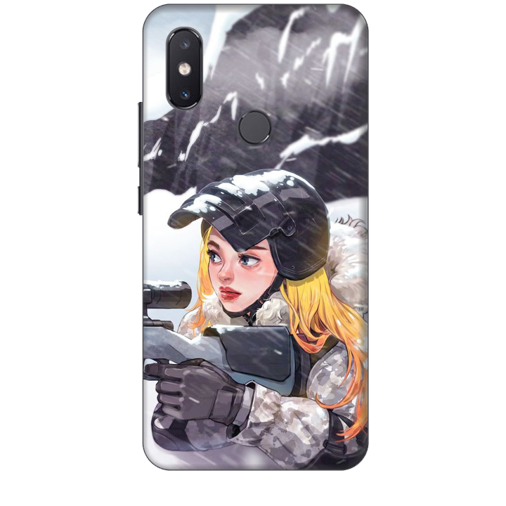 Ốp lưng dành cho điện thoại XIAOMI MI 8 SE hình PUBG Mẫu 11