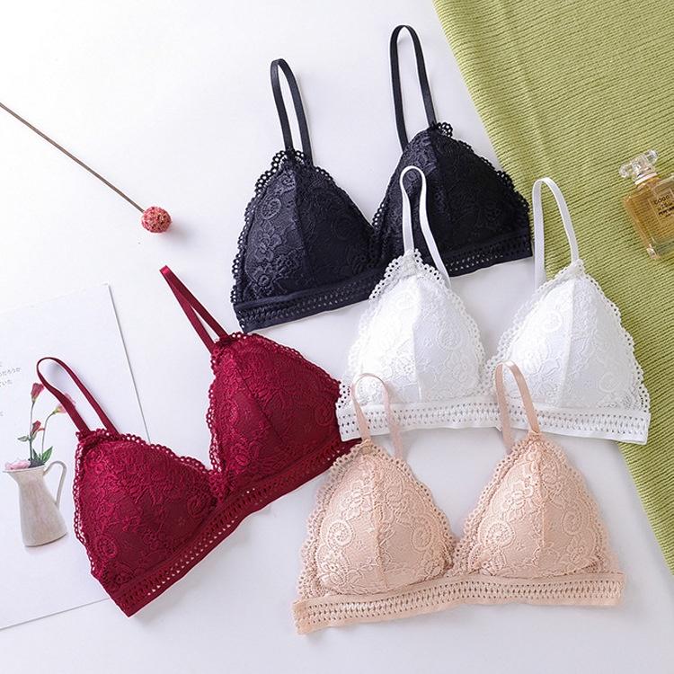 Bra ren nữ, áo lót ren nữ không gọng siêu nhẹ, thoáng mát