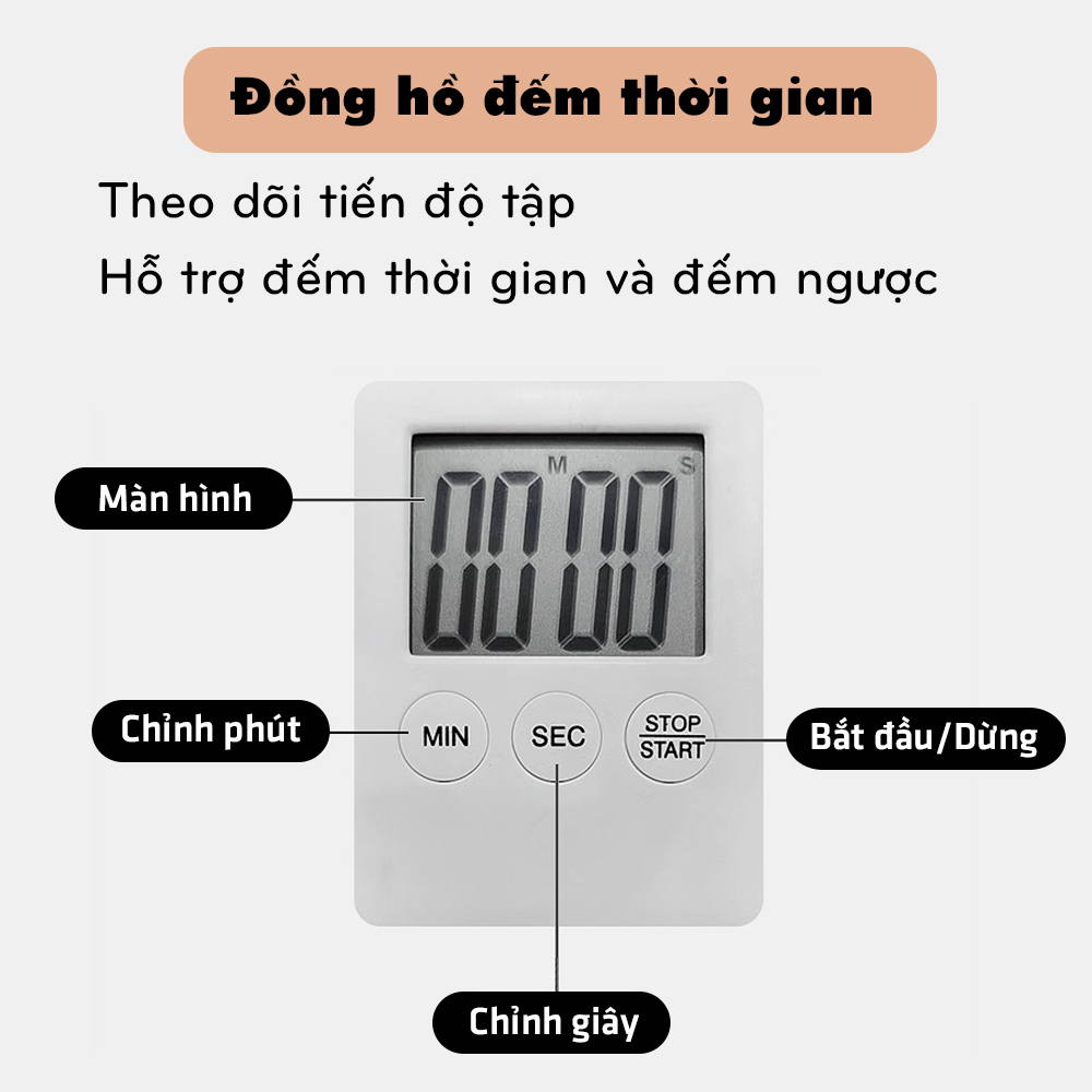 Dụng cụ tập cơ bụng chống đẩy plank có phanh trợ lực tiện dụng thế hệ mới cho eo thon gọn sáu múi