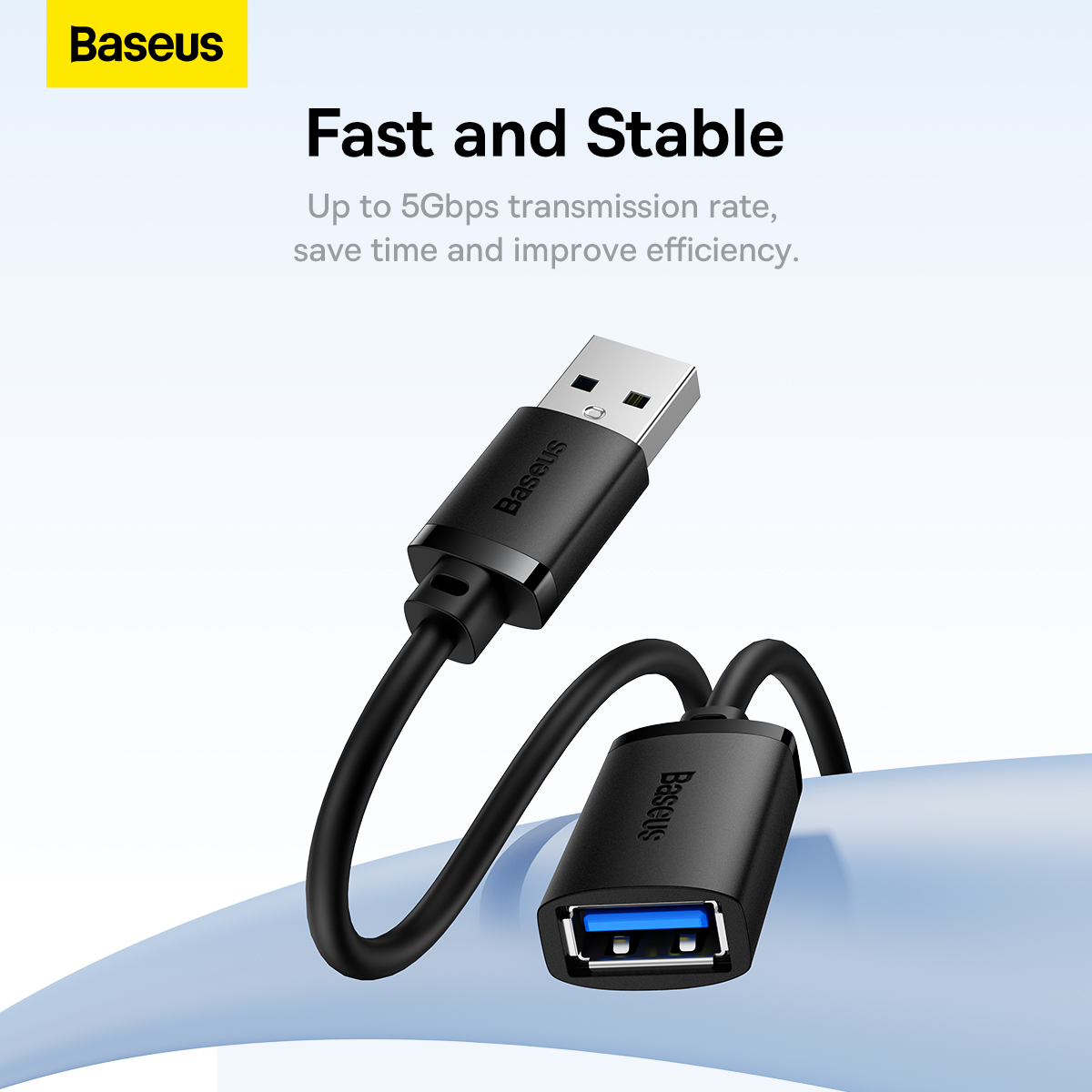 Cáp Nối Dài USB Tiện Lợi Baseus AirJoy Series USB3.0 Extension Cable (Hàng chính hãng)