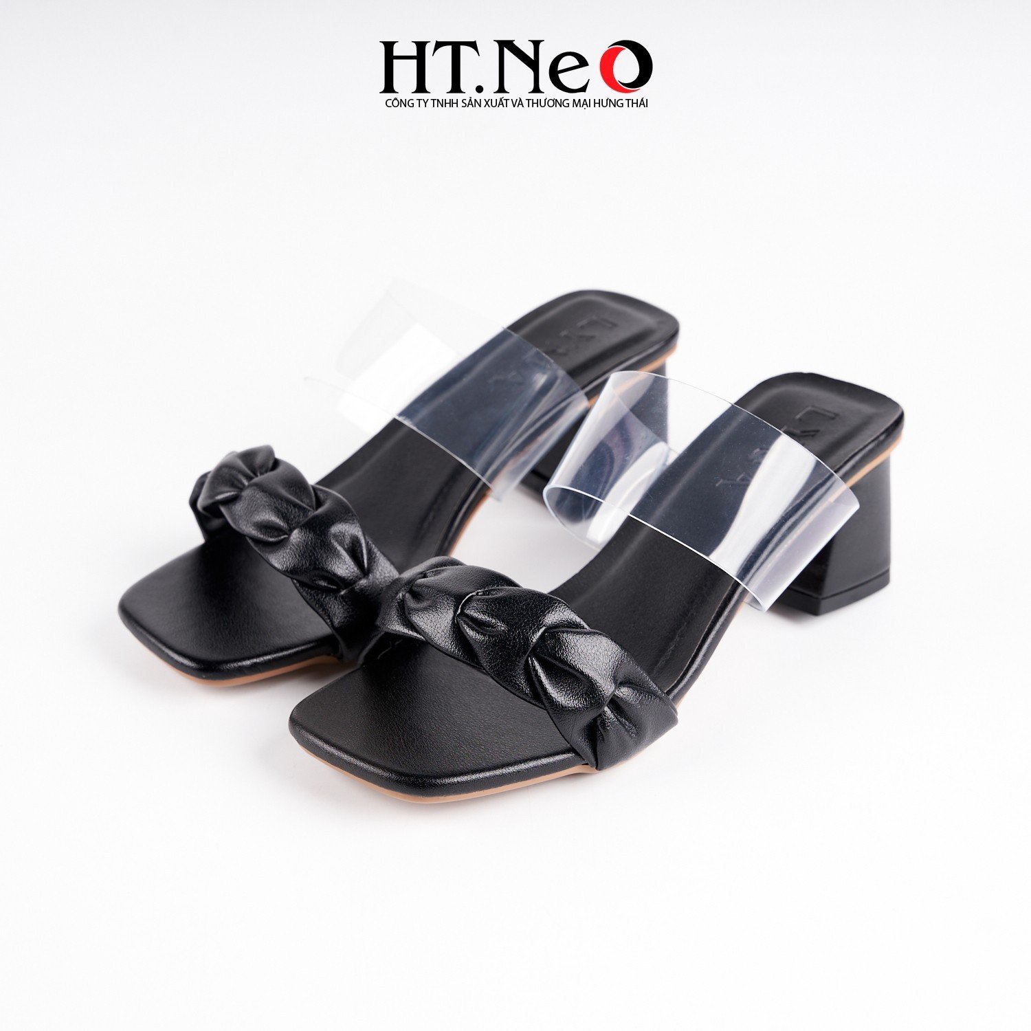 Sandal nữ quai dúm kết hợp với quai mica gót trụ 5p, đi lại êm chân, thoải mai, thiết kế độc đáo SDN181