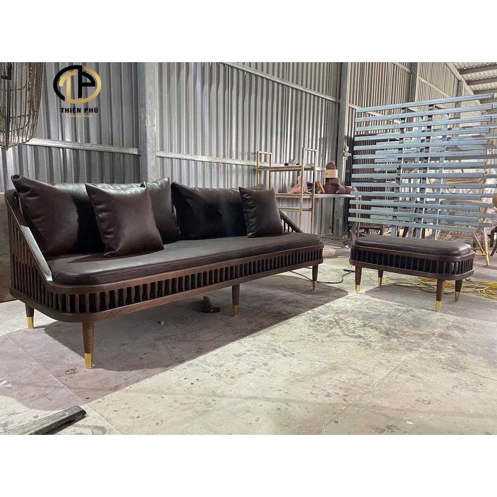 Bộ Sofa Chung Cư KBH Bọc Da Cao Cấp