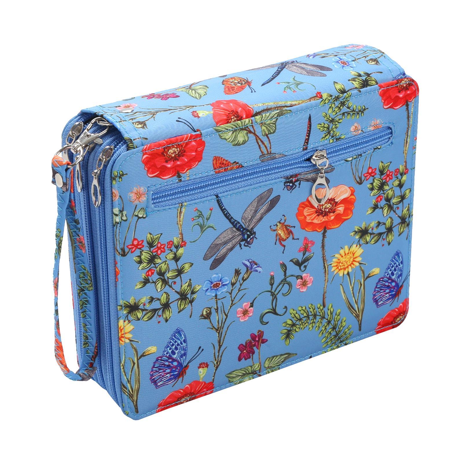 Pencil Holder 120 Slot Pouch 3 Layer Pen Organizer for Office Travel School