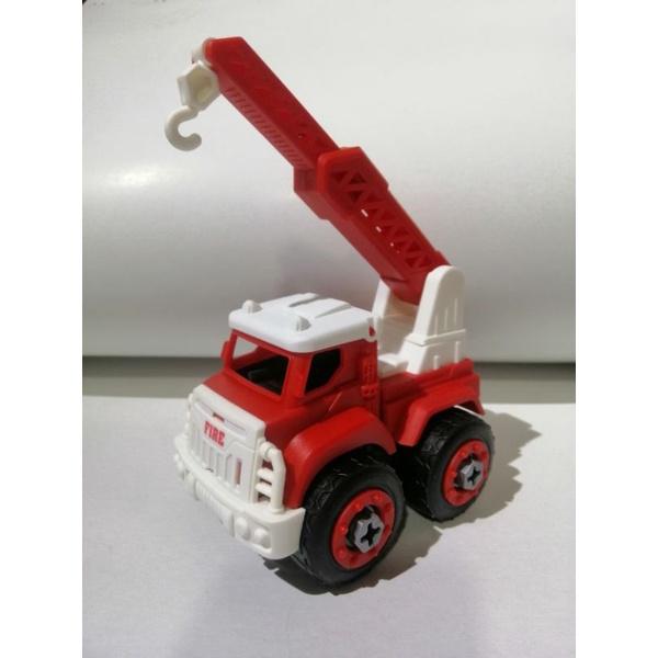 XE ĐỒ CHƠI LẮP RÁP. XE MÔ HÌNH CỨU HỎA. BỊCH 4 CHIẾC