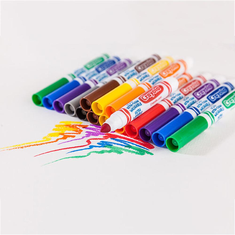 Hộp 40 Bút Lông Màu Crayola Nét Đậm - Dễ Tẩy Rửa - Crayola 587858