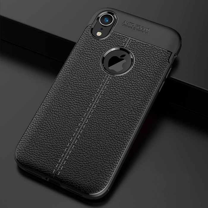 Ốp lưng silicon giả da, chống sốc chính hãng Auto Focus dành cho iPhone XR