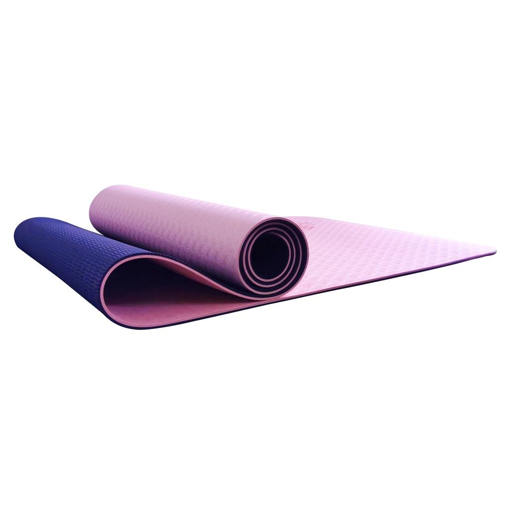 Thảm tập YOGA, thảm tập Gym 2 lớp chống trơn trượt 6mm cao cấp