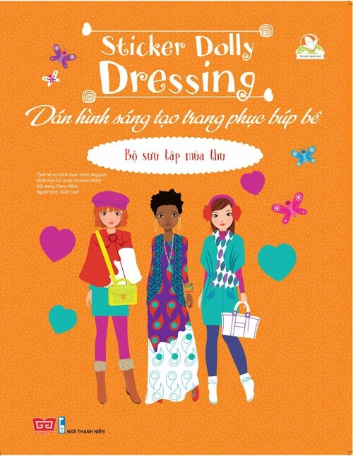 Sách Sticker Dolly Dressing - Dán Hình Sáng Tạo Trang Phục Búp Bê - Đinh Tị  cho bé từ 6 tuổi  - Bộ sưu tập mùa thu