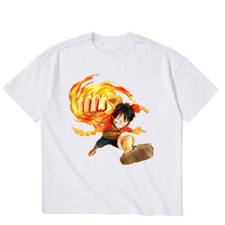 Áo thun bé trai form rộng in hình LUFFY - ATBT17