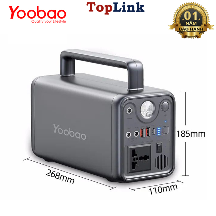 Trạm Sạc Dự Phòng YooBao EN300WLPD Pin 72000mah - Công Sạc AC 220V 300W - PD 65W Phù Hợp Đi Du Lịch - Hàng Chính Hãng