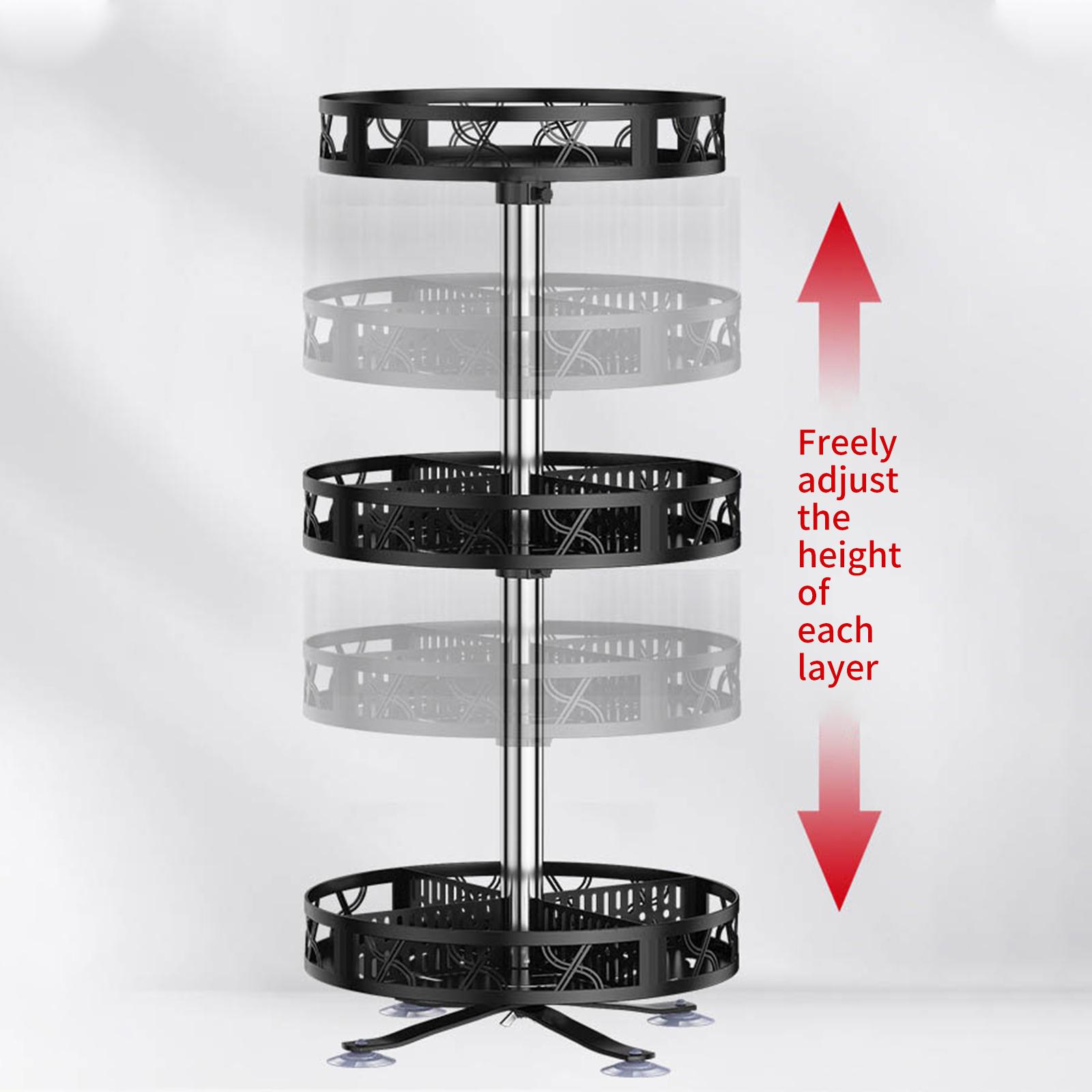Giá Để Gia Vị Nhà Bếp 3 Tầng Xoay 360 °