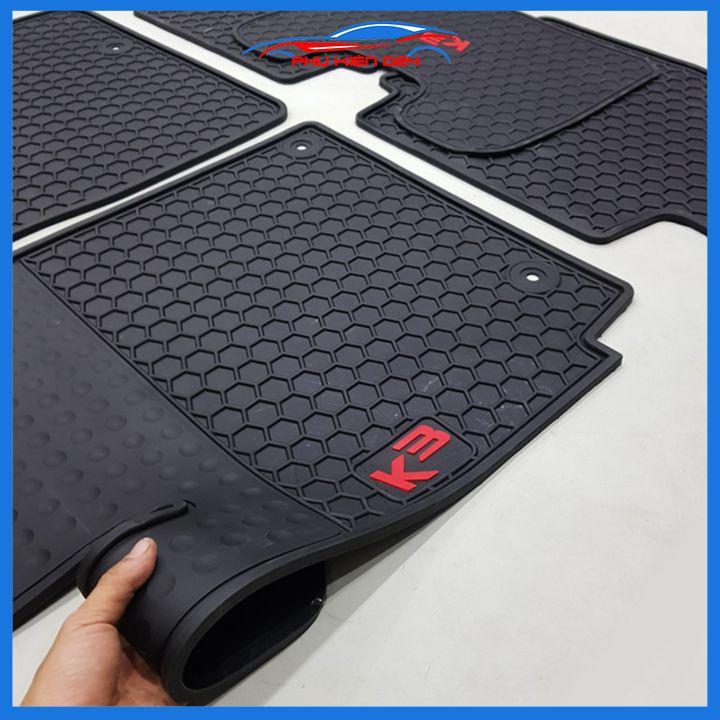 Thảm lót sàn cao su cho xe K3 2016-2017-2018 hàng chuẩn theo xe chịu lực tốt