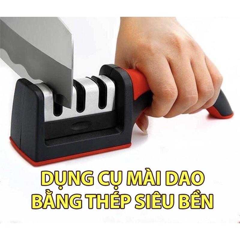 Dụng cụ mài dao kéo 3 cấp độ cầm tay siêu bén - Dụng Cụ Mài Dao Kéo 3 Khe 3 Rảnh Tiện Dụng - Máy Mài Dao Cầm Tay Đa Năng