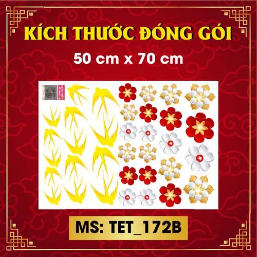 DECAL TRANG TRÍ TẾT NGUYÊN ĐÁN 2022 COMBO SỐ 24