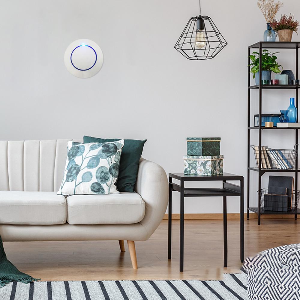 Đèn LED 433MHz điều khiển từ xa không dây 1 nút Công tắc điều khiển từ xa cảm thấy thoải mái để dán EV1527 Chip Learning Type 50m