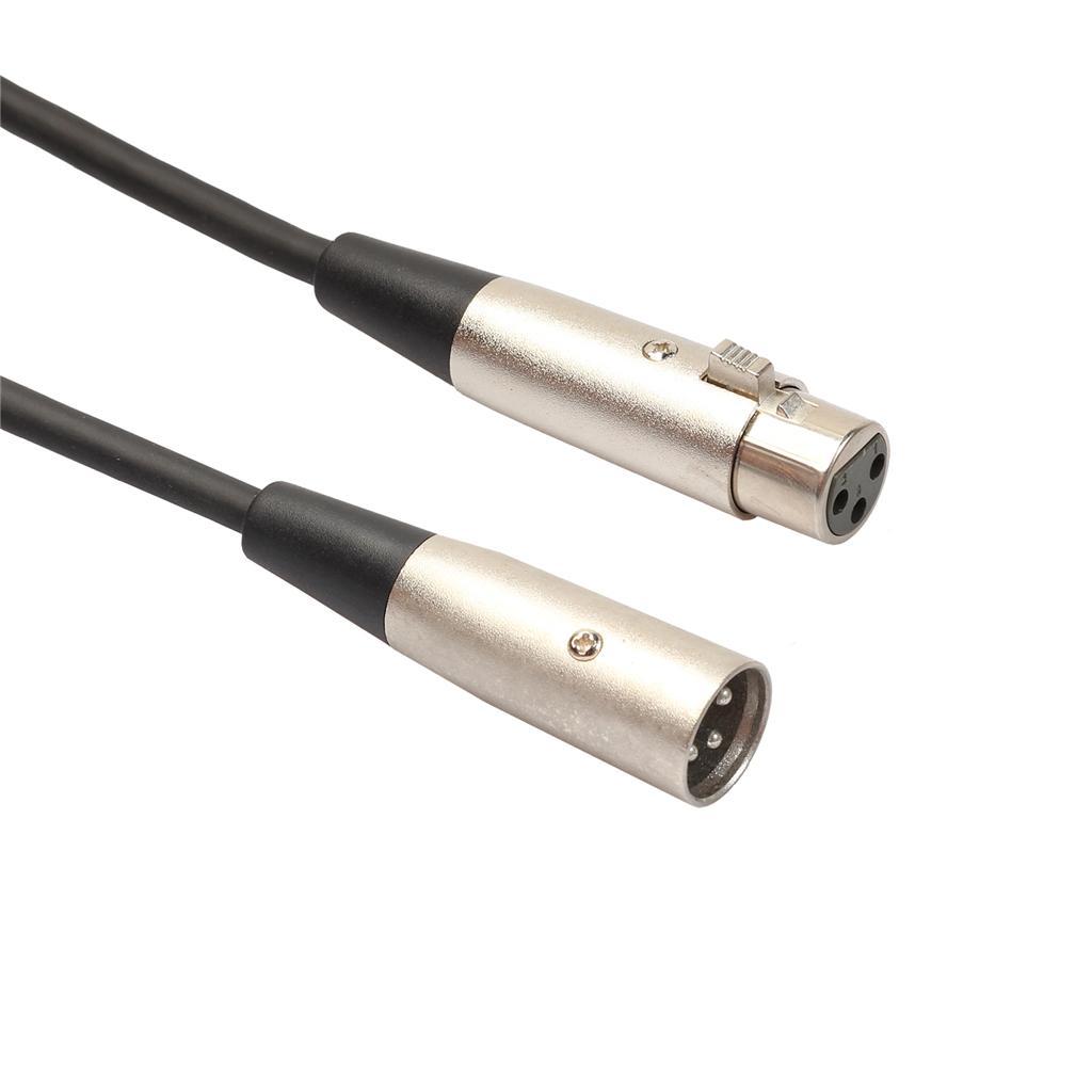 XLR Male To Female Microphone Cable  - 6 Feet