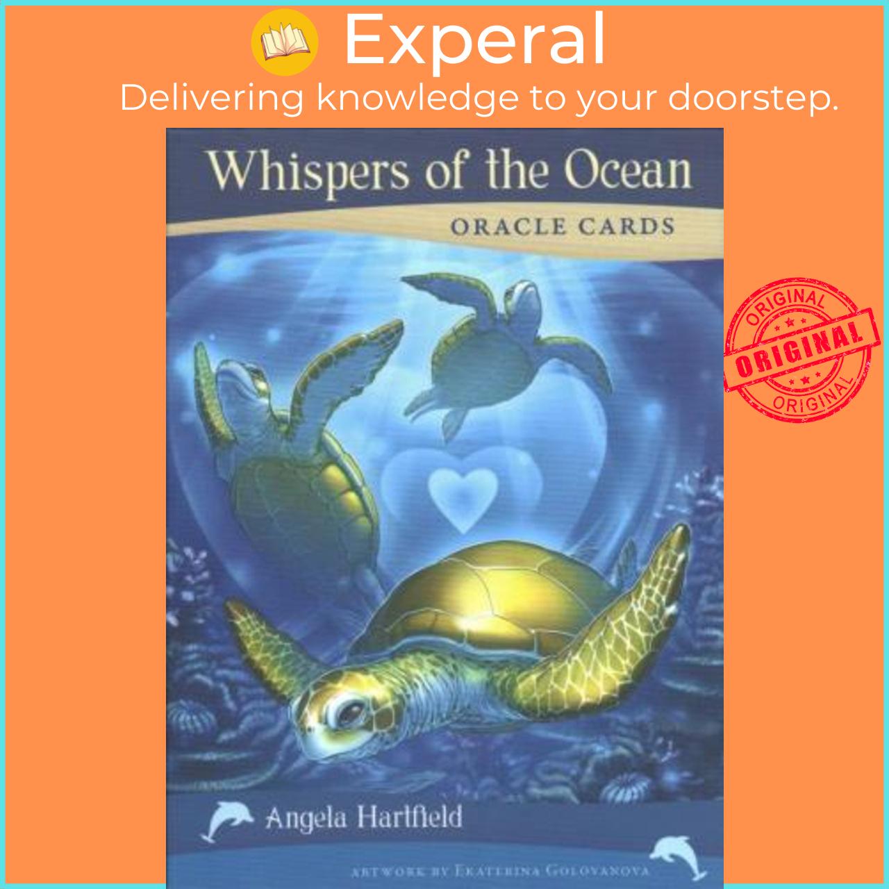 Sách - Whispers of the Ocean Oracle Cards by Angela Hartfield (US edition, paperback)