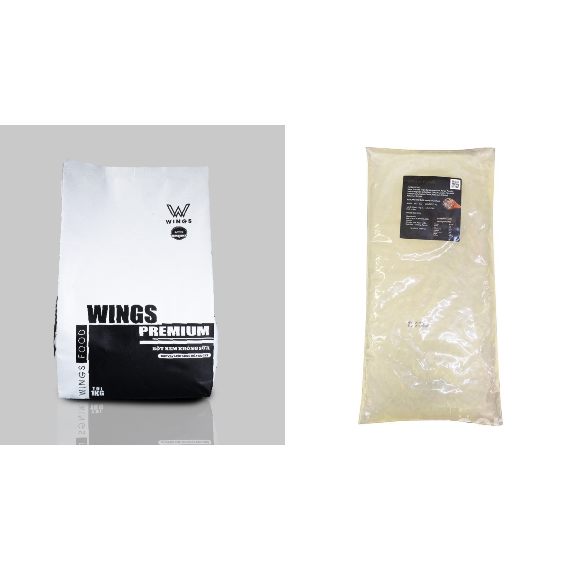 Combo Set Trà Sữa Trân Châu 2 Món Wings Tự pha  - Pha Được 20 Cốc Trà Sữa SIZE 500 ML