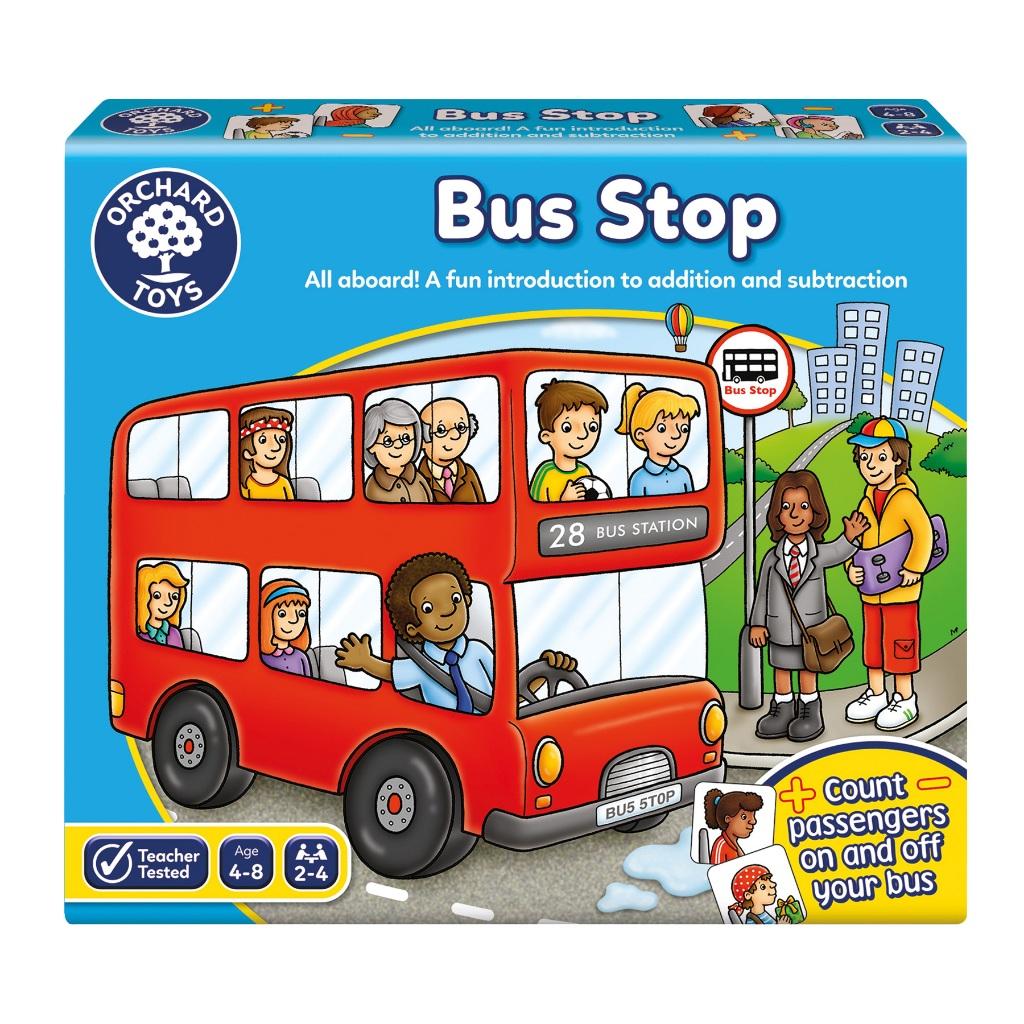 Trò chơi trí tuệ Bus Stop - Orchard Toys giúp trẻ phát triển kỹ năng giao tiếp xã hội, toán cộng trừ