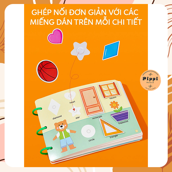 Học Liệu Bóc Dán Montessori Thông Minh 17 Chủ Đề [Loại Cao Cấp] Tái Dùng Nhiều Lần, Bóc Dán Toán Học 16 Chủ Đề