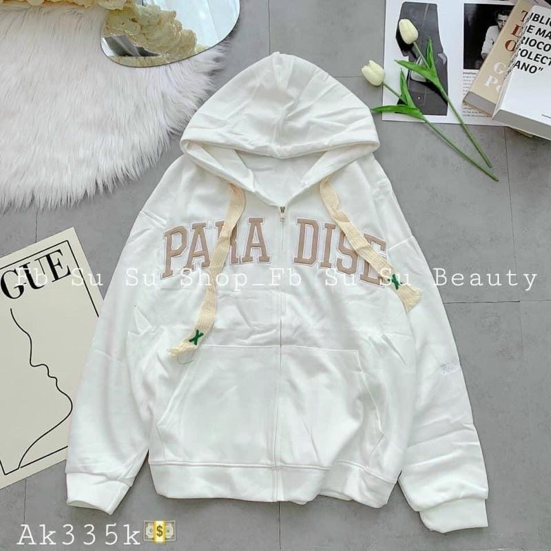 Áo khoác hoodie form rộng áo khác nữ form rộng chất nỉ ngoại cao cấp