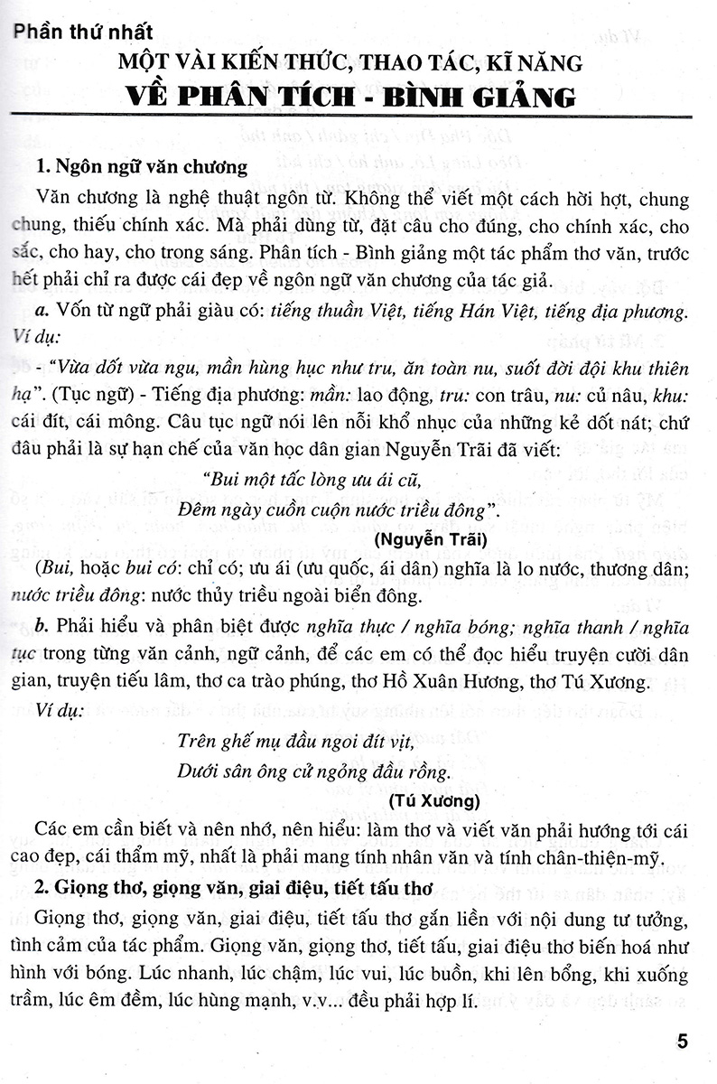 Phân Tích Bình Giảng Thơ Văn Lớp 9 _HA