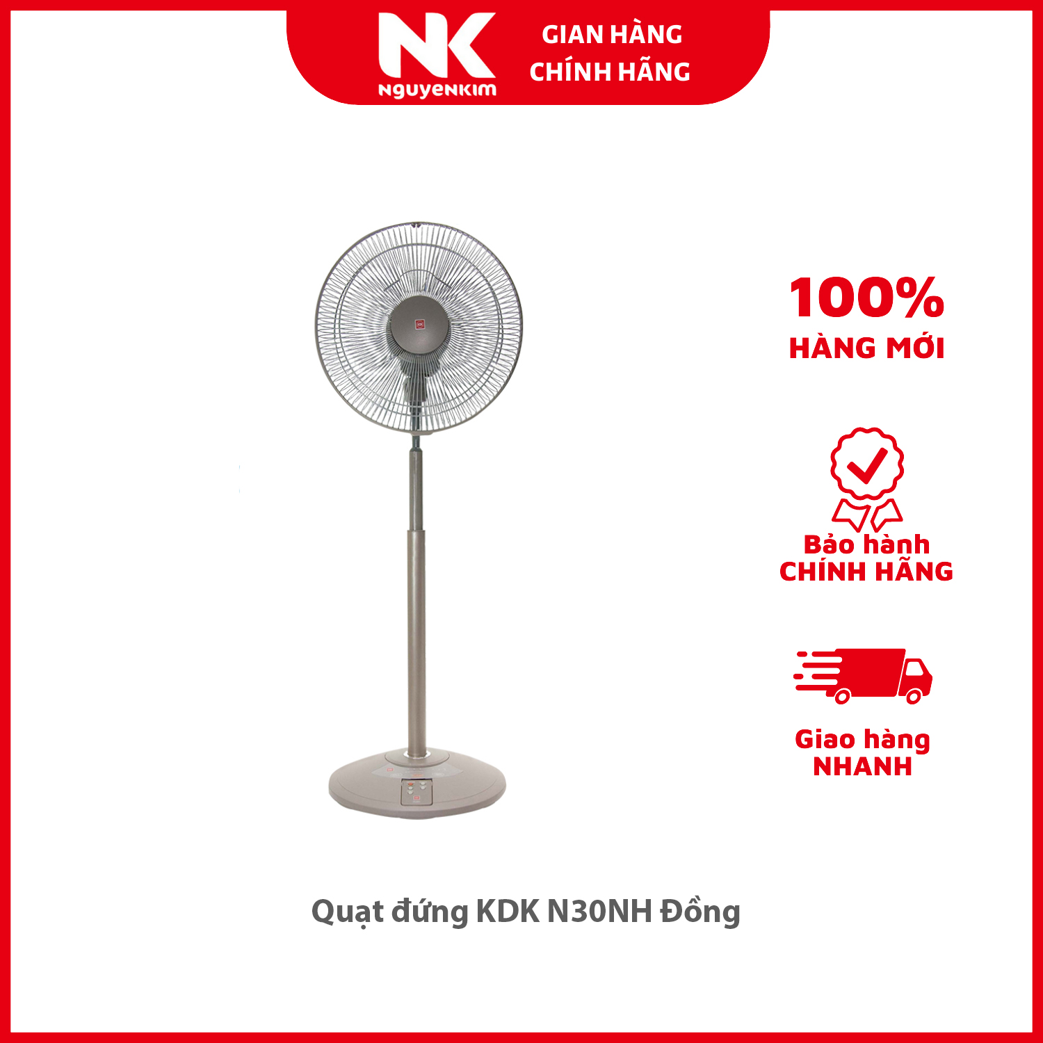 Quạt đứng KDK N30NH Đồng