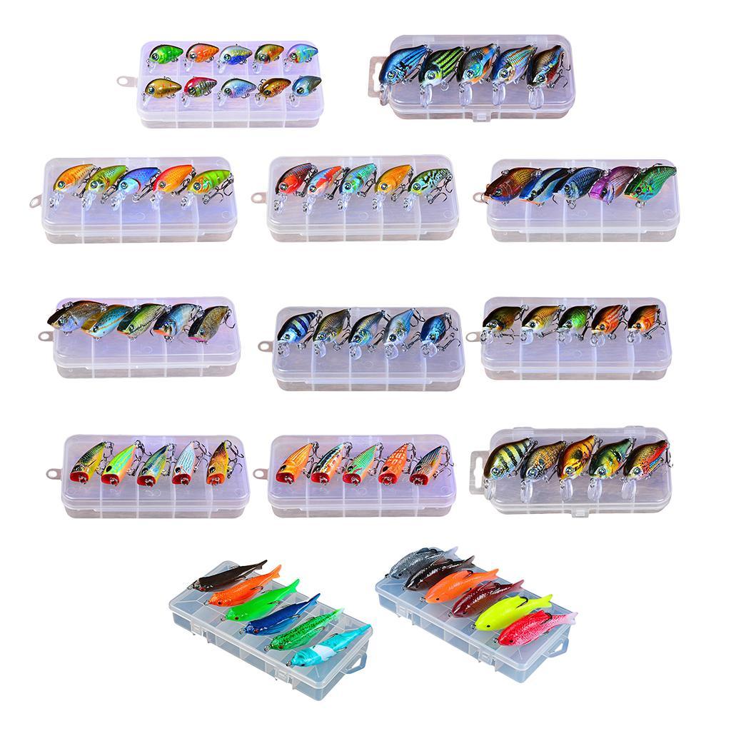 Floating Fishing Lures Hard Bait Micro Crankbait Bass Pike Minnow Baits Hook