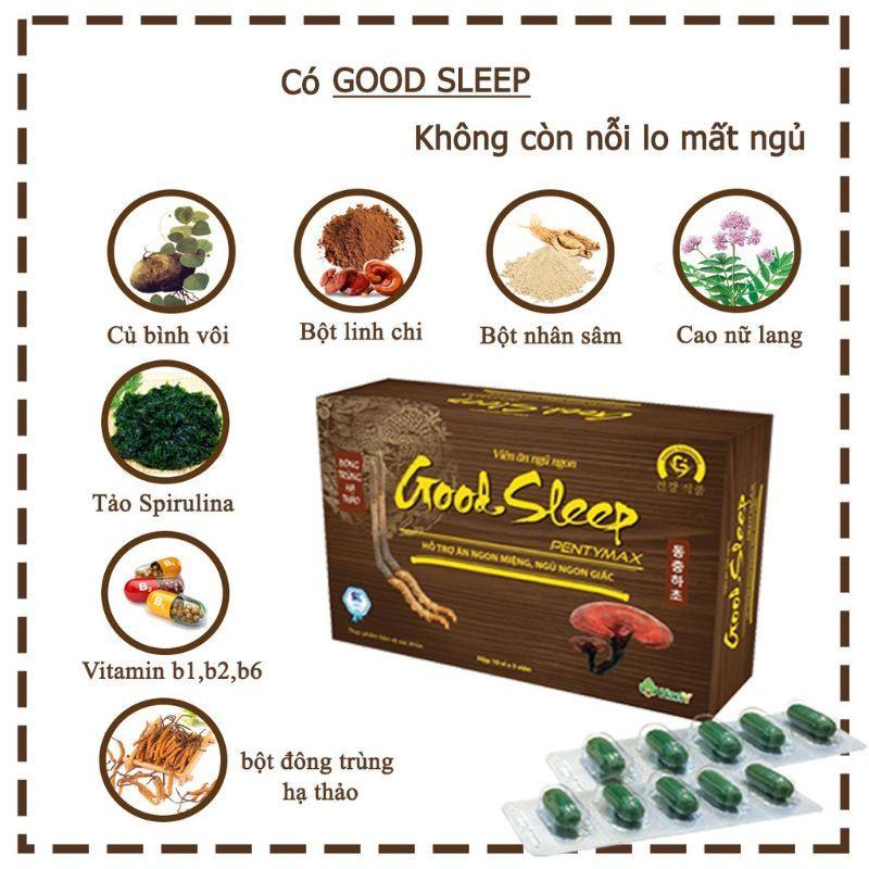 Hình ảnh Viên ăn ngủ ngon Good Sleep - Goodsleep PENTYMAX hộp 50 viên date mới nhất bổ sung vitamin, tăng cường sức khỏe