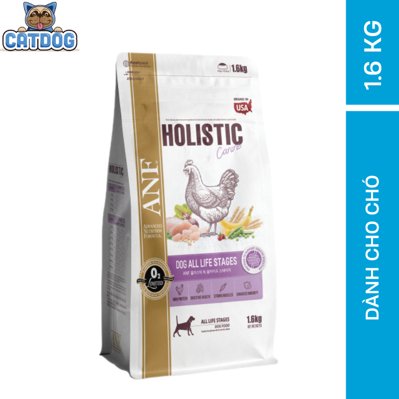 [1.6KG] ANF HOLISTIC - Thức ăn hạt cho chó dinh dưỡng đạt chuẩn Hoa Kỳ