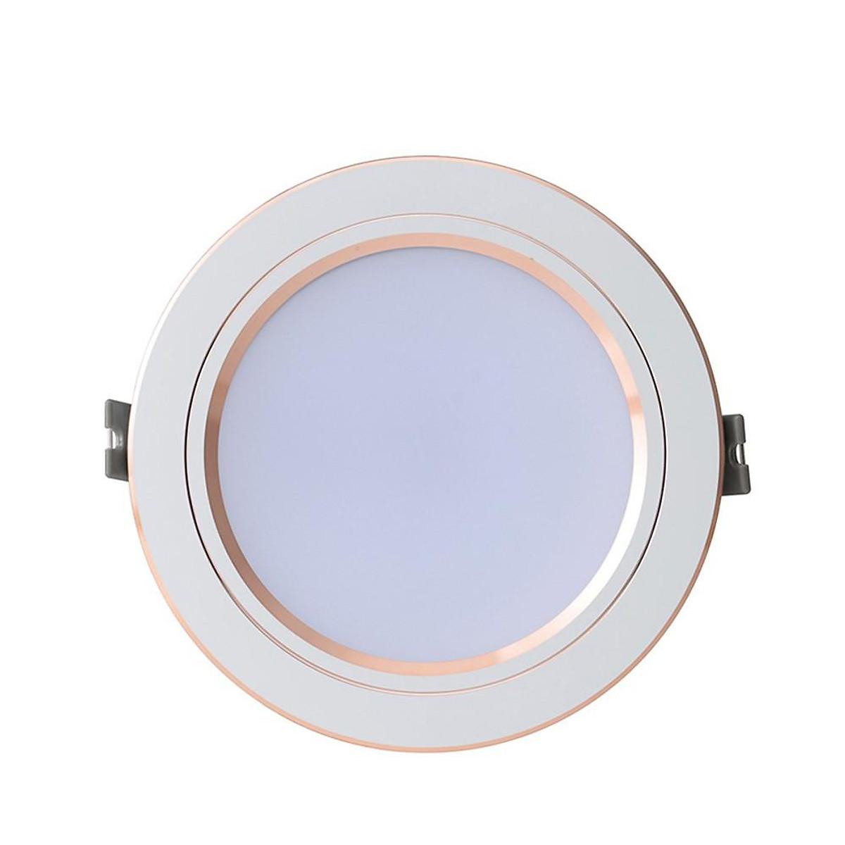 Đèn LED âm trần  Rạng Đông 110 9W AT04L AT10L - Viền Bạc