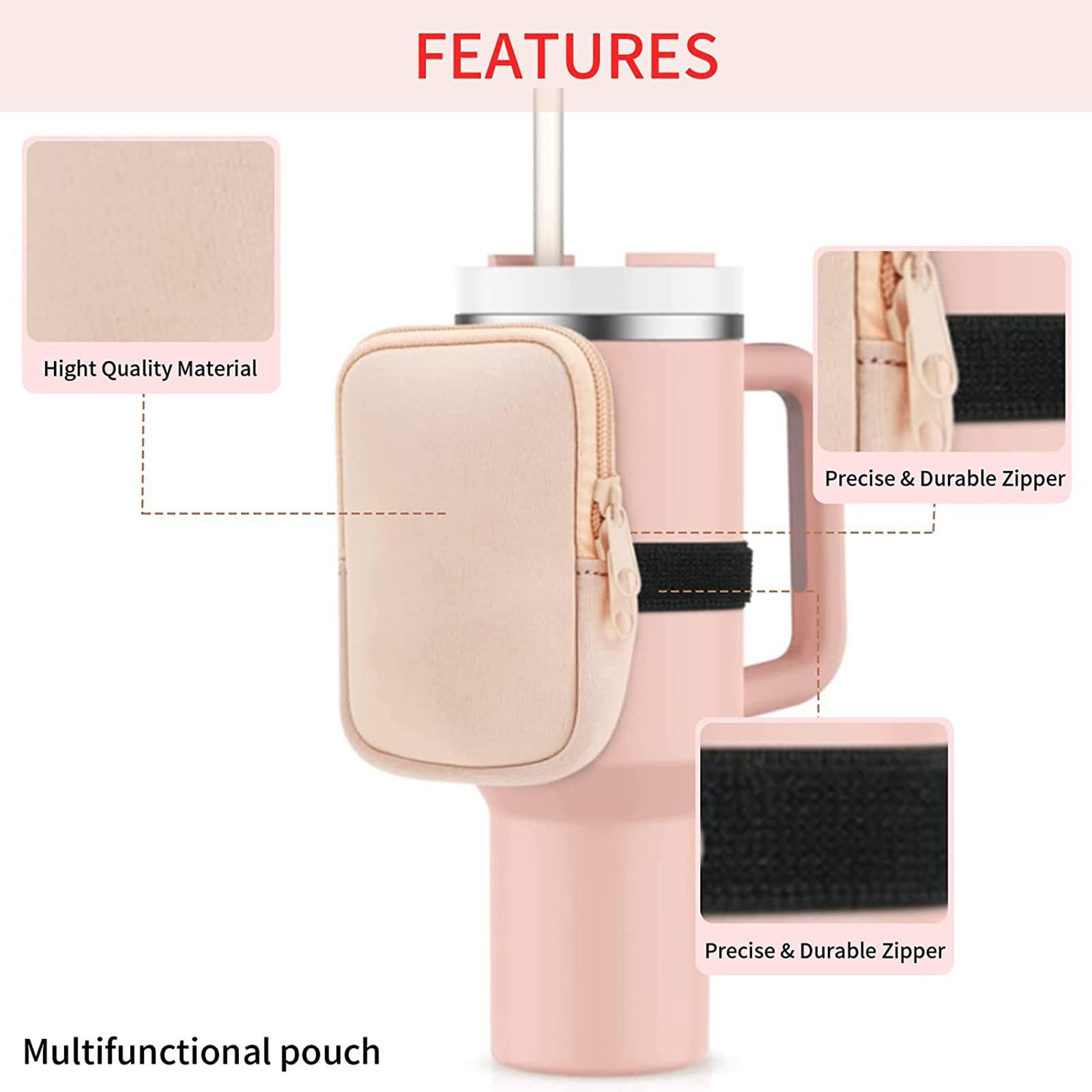 Tumbler Pouch Armband Bag Anti Slip Water Bottle Pouch for Women Men Camping