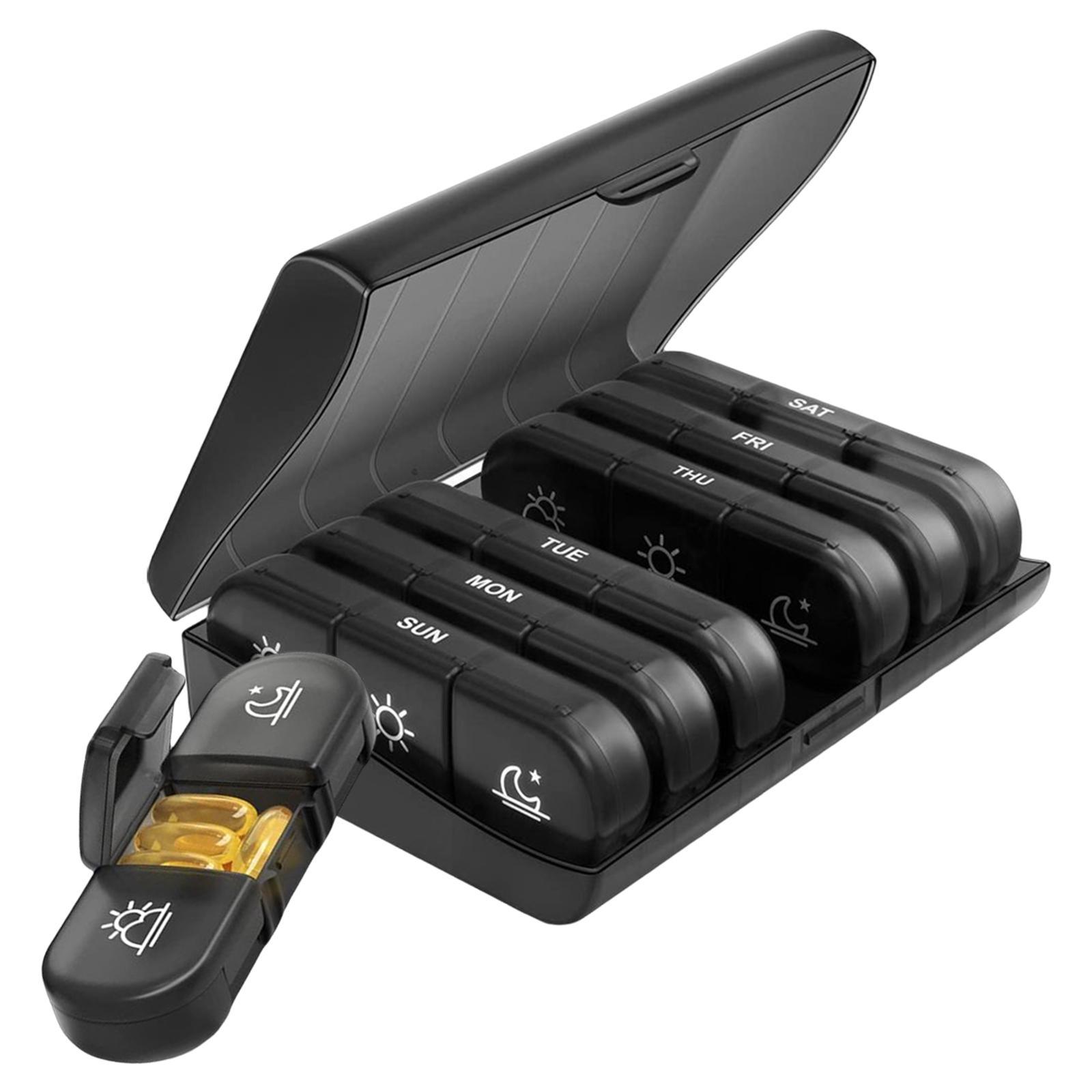 Weekly Organizer 21 Compartments for Home Office Elders Women Men